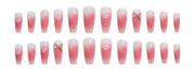Wearing Manicure Stickers Finished Nail Pieces 24 Pieces