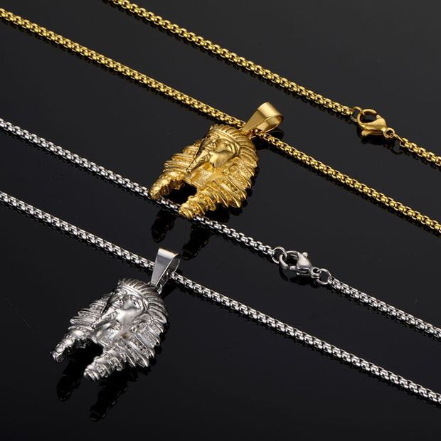 The Pharaoh Looks Like A Titanium Steel Necklace