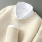 Men's Half-high Collar Thickened Loose Pullover