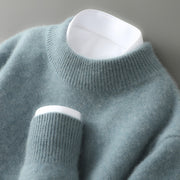 Men's Half-high Collar Thickened Loose Pullover