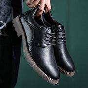 British Style Retro Casual Leather Shoes Men's Casual